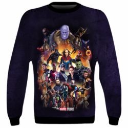 3D світшот ALL heroes of the universe marvel - PrintSalon