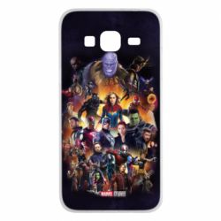 Чохол для Samsung J3 2016 ALL heroes of the universe marvel - PrintSalon