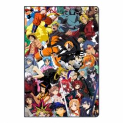 Блокнот с принто All the heroes of anime - PrintSalon
