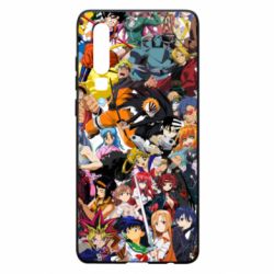 Чехол для Huawei P30 All the heroes of anime