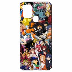 Чохол для Samsung A21s All the heroes of anime