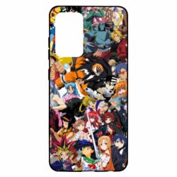 Чехол для Samsung A52 5G All the heroes of anime - PrintSalon