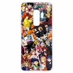 Чехол для Samsung S9+ All the heroes of anime - PrintSalon