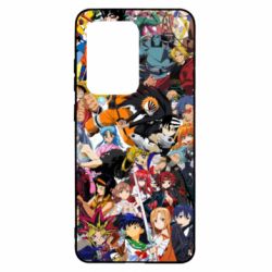Чехол для Samsung S20 Ultra All the heroes of anime - PrintSalon