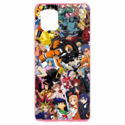 Чехол для Samsung Note 10 Lite All the heroes of anime - PrintSalon