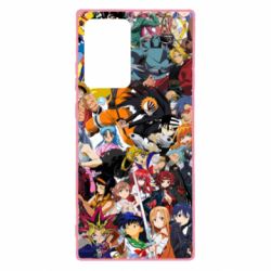 Чехол для Samsung Note 20 Ultra All the heroes of anime - PrintSalon