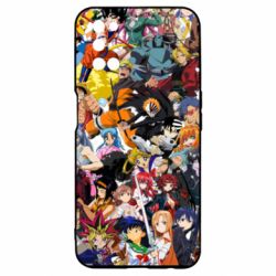 Чехол для Oppo A52/A72/A92 All the heroes of anime - PrintSalon