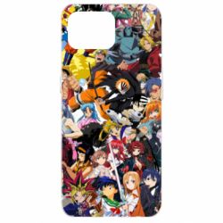 Чехол для Oppo Reno 4 Lite All the heroes of anime - PrintSalon