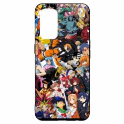 Чохол для Oppo Reno 5 4G All the heroes of anime