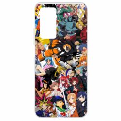 Чехол для Xiaomi Mi 10T/10T Pro All the heroes of anime - PrintSalon