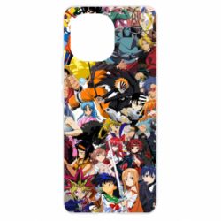 Чехол для Xiaomi Mi11 All the heroes of anime - PrintSalon