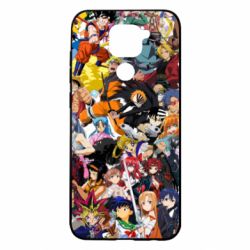 Чехол для Xiaomi Redmi Note 9/Redmi 10X All the heroes of anime - PrintSalon