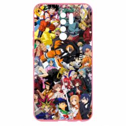 Чехол для Xiaomi Redmi 9 All the heroes of anime - PrintSalon