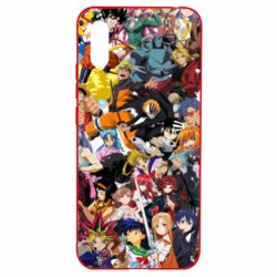 Чехол для Xiaomi Redmi 9a All the heroes of anime - PrintSalon