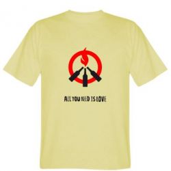 Чоловіча футболка Stedman All you need is love (Коктейль Молотова)