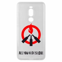 Чехол для Meizu Note 8 All you need is love (Коктейль Молотова) - PrintSalon