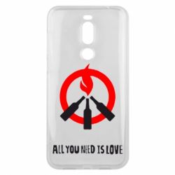 Чехол для Meizu X8 All you need is love (Коктейль Молотова) - PrintSalon