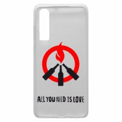 Чехол для Huawei P30 All you need is love (Коктейль Молотова) - PrintSalon