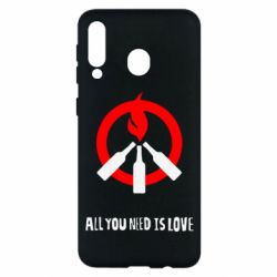 Чехол для Samsung M30 All you need is love (Коктейль Молотова) - PrintSalon
