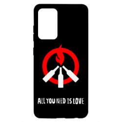 Чехол для Samsung A52 5G All you need is love (Коктейль Молотова) - PrintSalon