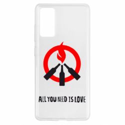 Чехол для Samsung S20 FE All you need is love (Коктейль Молотова) - PrintSalon