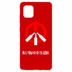 Чехол для Samsung Note 10 Lite All you need is love (Коктейль Молотова) - PrintSalon