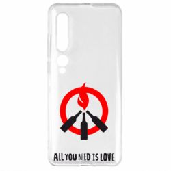 Чехол для Xiaomi Mi10/10 Pro All you need is love (Коктейль Молотова) - PrintSalon