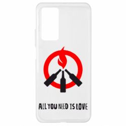 Чехол для Xiaomi Mi 10T/10T Pro All you need is love (Коктейль Молотова) - PrintSalon