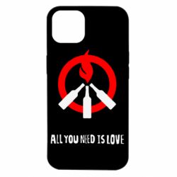 Чехол для iPhone 14 All you need is love (Коктейль Молотова) - PrintSalon