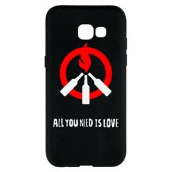 Чехол для Samsung A5 2017 All you need is love (Коктейль Молотова) - PrintSalon