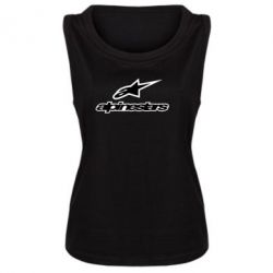 Женская майка Alpinestar Logo - PrintSalon