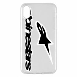 Чехол для iPhone X/Xs Alpinestar Logo - PrintSalon