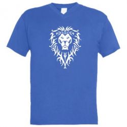 Мужская футболка  с V-образным вырезом Альянс - PrintSalon