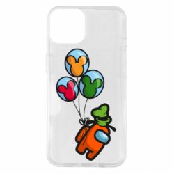 Чехол для iPhone 14 Among Balloons