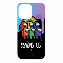 Чохол для iPhone 14 Pro Max Among Us art paints