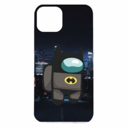 Чехол для iPhone 14 Among Us - Batman in the city - PrintSalon