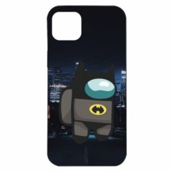 Чехол для iPhone 14 Plus Among Us - Batman in the city