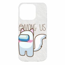 Чохол для iPhone 14 Pro Among us cute cat - PrintSalon