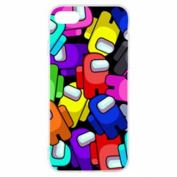 Чехол для iPhone SE 2022 Among us multicolored - PrintSalon