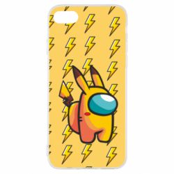 Чехол для iPhone SE 2022 Among Us - Pikachu skin - PrintSalon