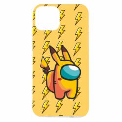 Чехол для iPhone 14 Among Us - Pikachu skin - PrintSalon