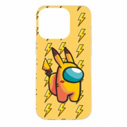 Чехол для iPhone 14 Pro Among Us - Pikachu skin - PrintSalon