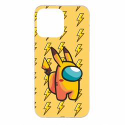 Чохол для iPhone 14 Pro Max Among Us - Pikachu skin