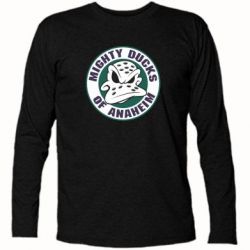 Футболка с длинным рукавом Anaheim Mighty Ducks Logo - PrintSalon