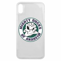 Чехол для iPhone Xs Max Anaheim Mighty Ducks Logo - PrintSalon