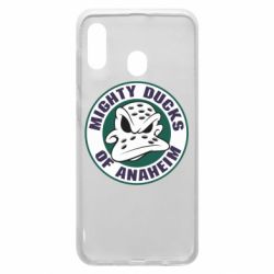 Чехол для Samsung A20 Anaheim Mighty Ducks Logo - PrintSalon