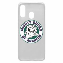 Чехол для Samsung A40 Anaheim Mighty Ducks Logo - PrintSalon