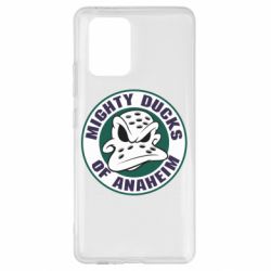 Чехол для Samsung S10 Lite Anaheim Mighty Ducks Logo - PrintSalon