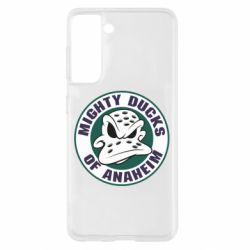 Чехол для Samsung S21 Anaheim Mighty Ducks Logo - PrintSalon