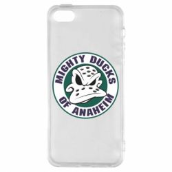 Чехол для iPhone5/5S/SE Anaheim Mighty Ducks Logo - PrintSalon